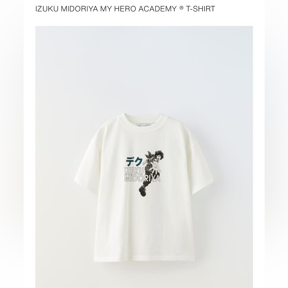 Zara IZUKU MIDORIYA MY HERO ACADEMY ® T-SHIRT